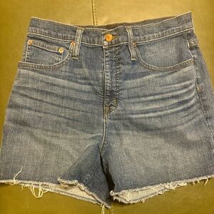 J. Crew Blue Jean High Rise Shorts, Size 29, EUC